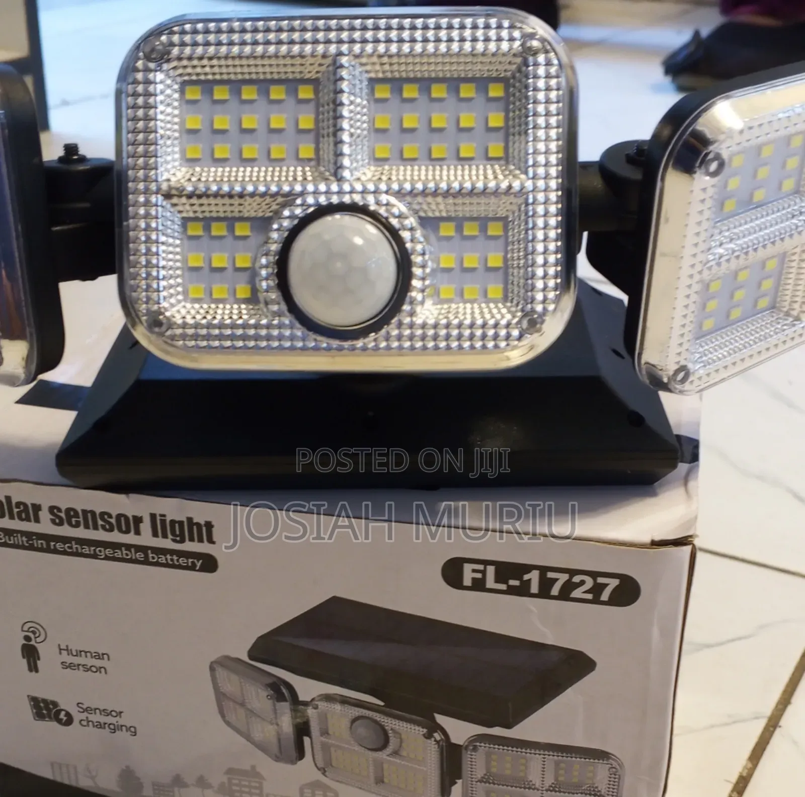 FL-1727 Triple Head Solar Led Outdoor Light