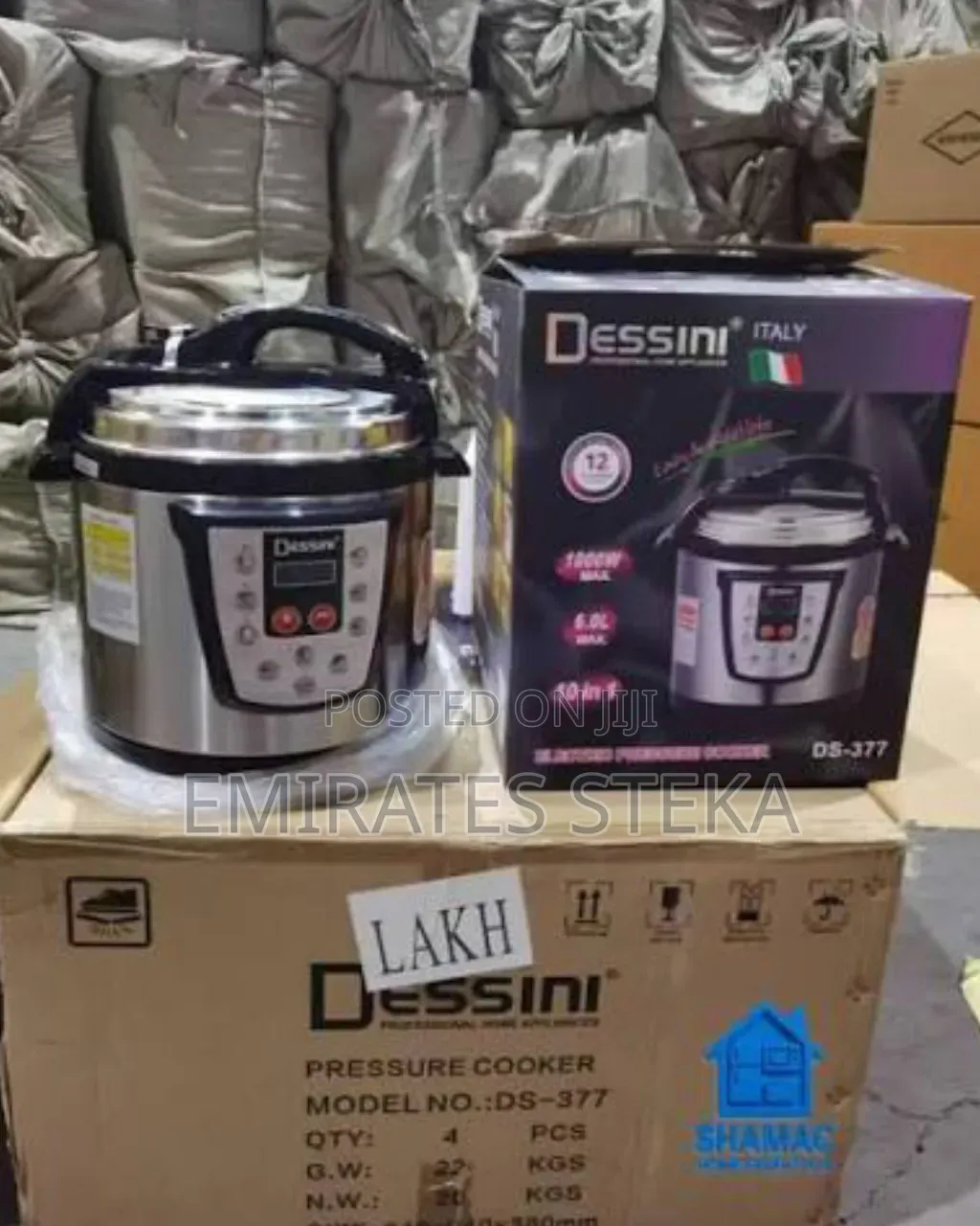 *6Ltrs Dessini Electric Pressure Cooker*
