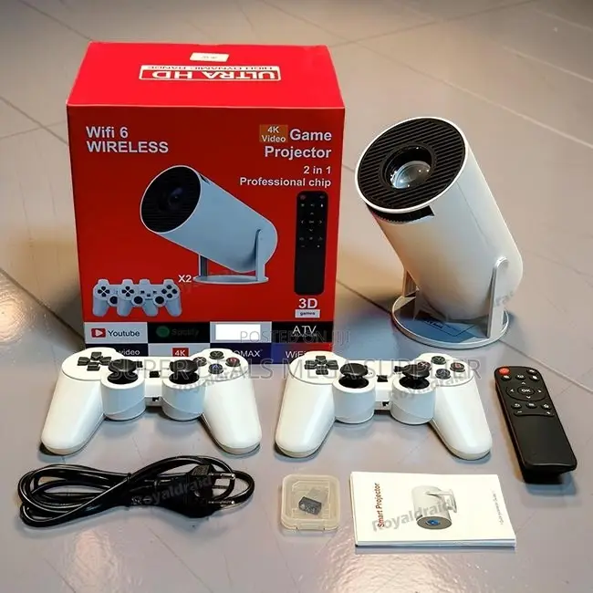  Ultra HD HY300 Pro+ 2 in 1 3D Game Gaming Android Projector