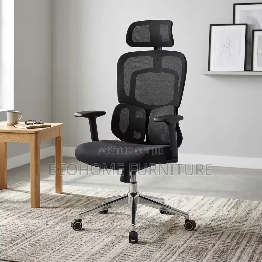 Ergonomic Office Chair | Mesh High Back Chair With Headrest