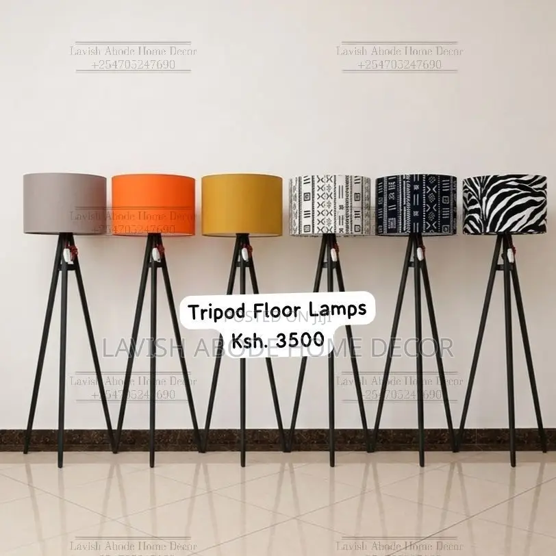 Tripod Floor Lamp – Modern Standing Lamp | Multiple Colours