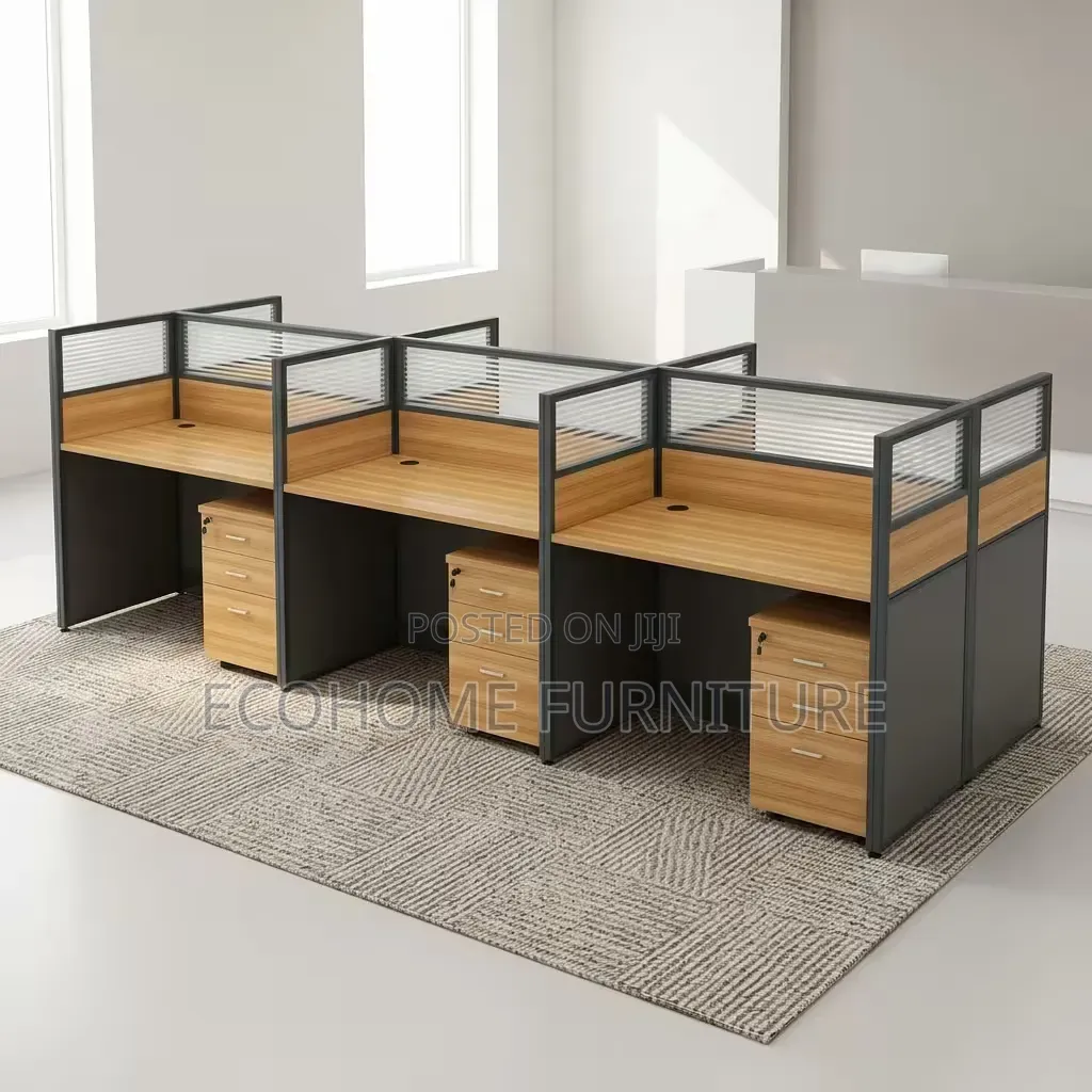 Workstation | 6 Seater Office Workstation With Partitions
