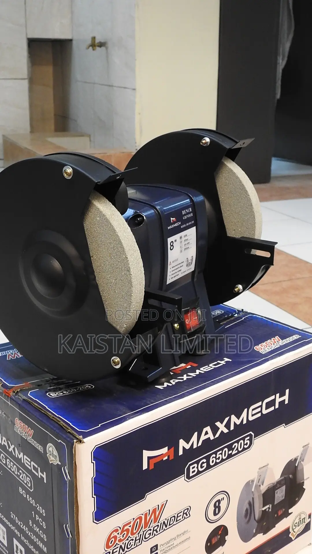 Maxmech 8 Inch Bench Grinder 650W 2850 RPM