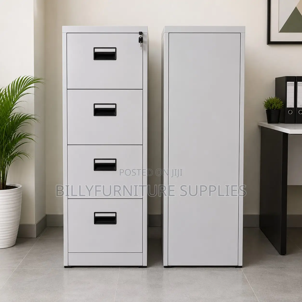 4 Drawer Filing Cabinet Nairobi | Lockable Metal Office Cabinet