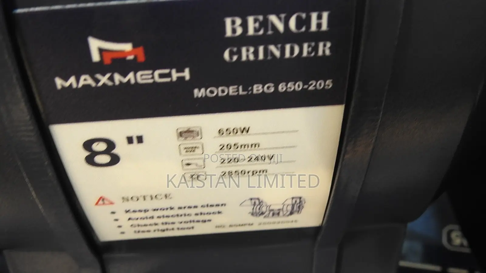 Maxmech BG 650-205 Electric Bench Grinding Machine