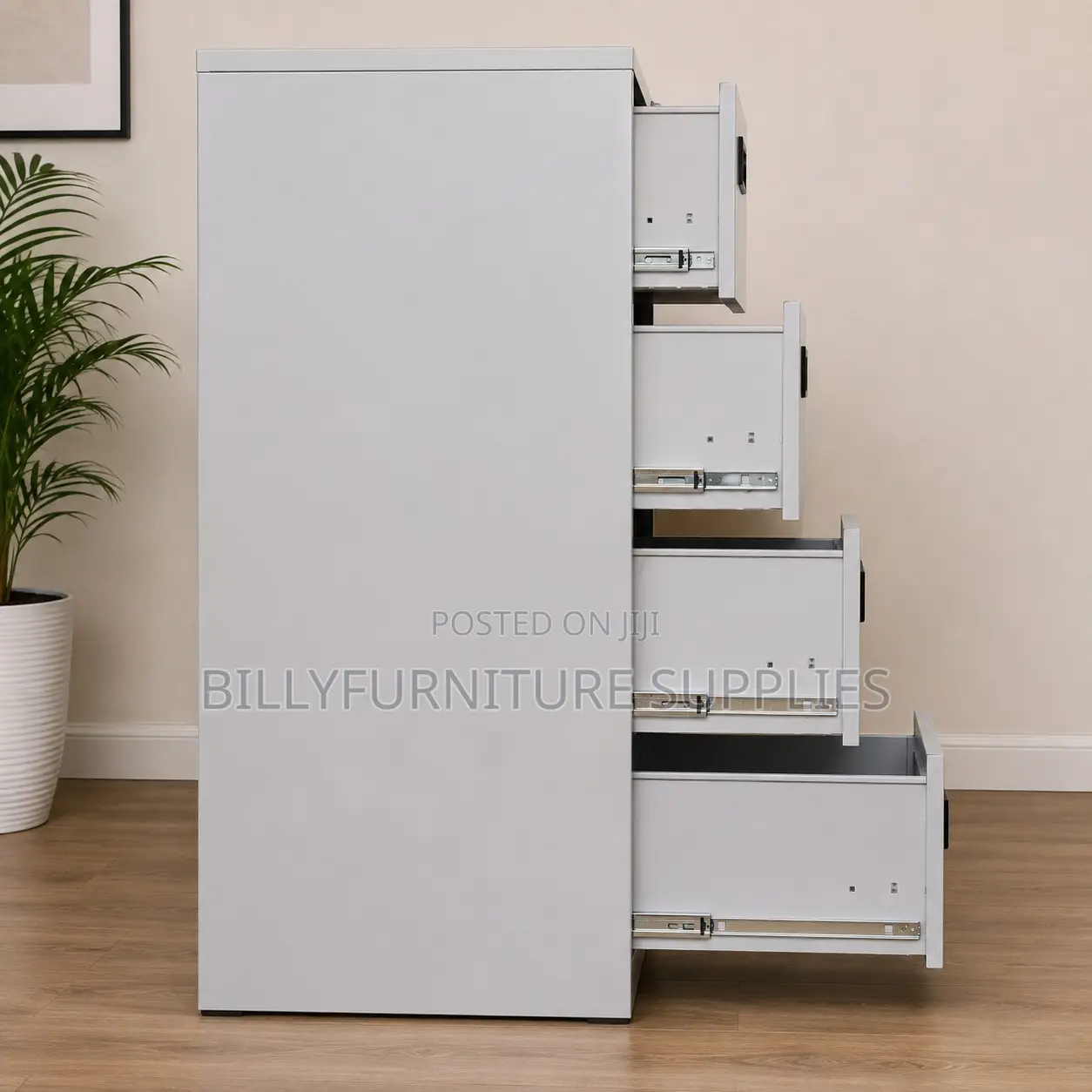 Modern 4 Drawer Steel Filing Cabinet Nairobi | Secure Office Storage