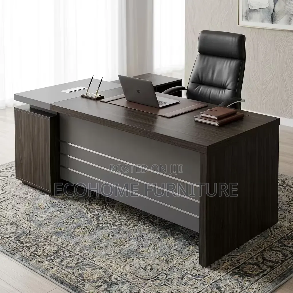 Executive Desk | Modern Office Desk With Side Storage