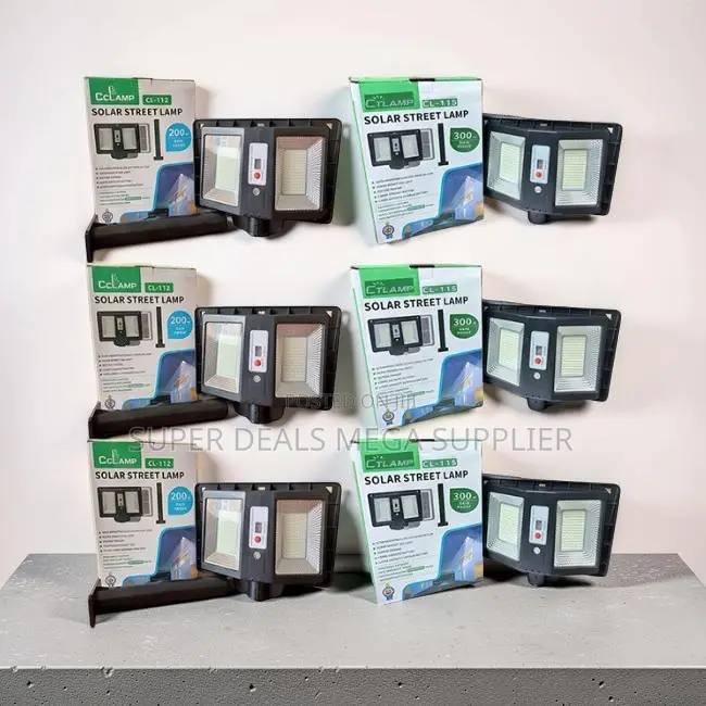 Bulk Prices Efficient 200W 300W Watts 500W Solar Street Lights