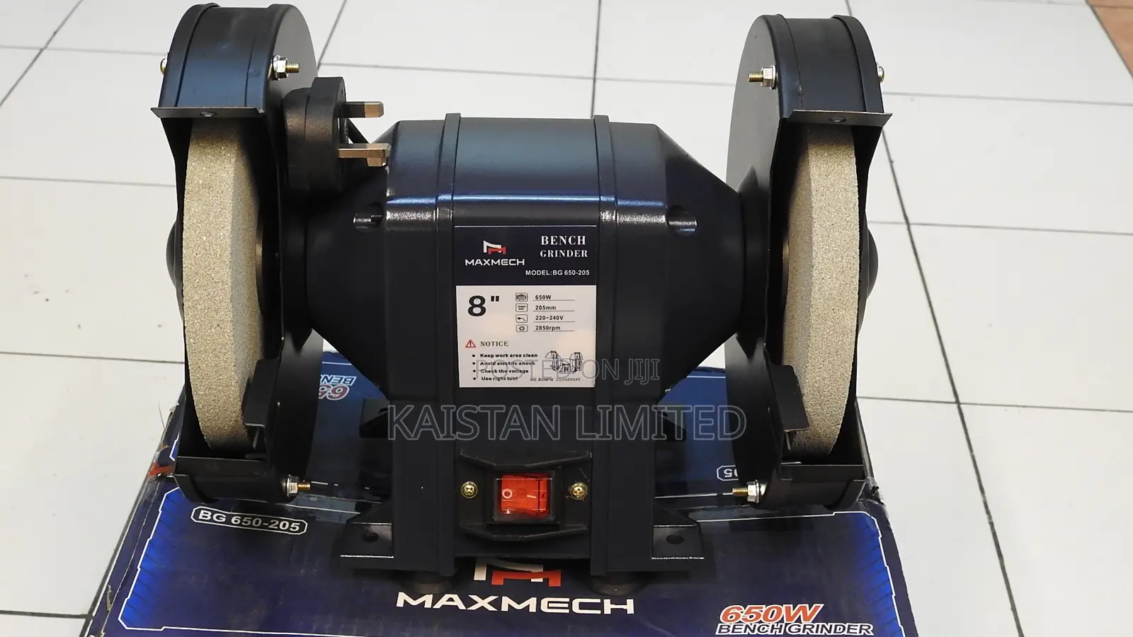 Maxmech Heavy Duty Bench Grinder 8 Inch 650W