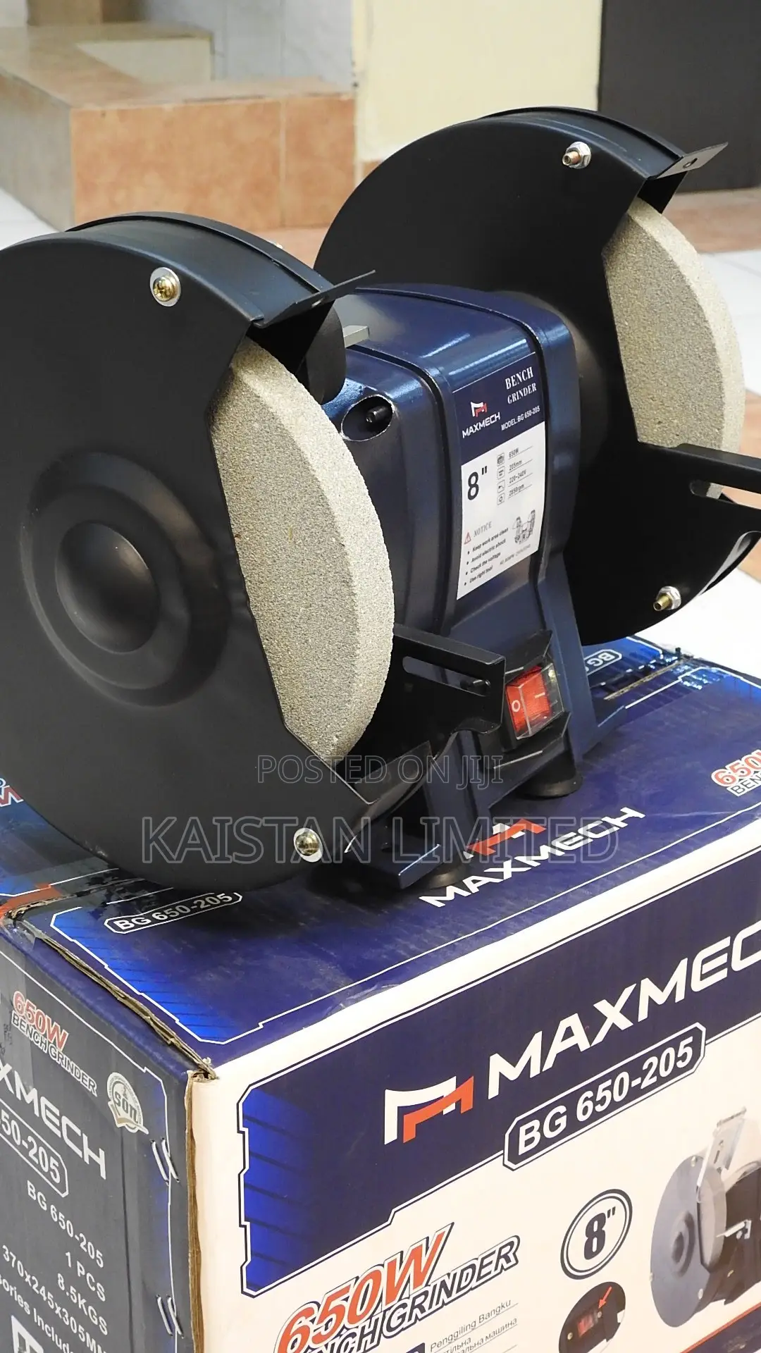 Maxmech Heavy Duty Bench Grinder 8 Inch 650W