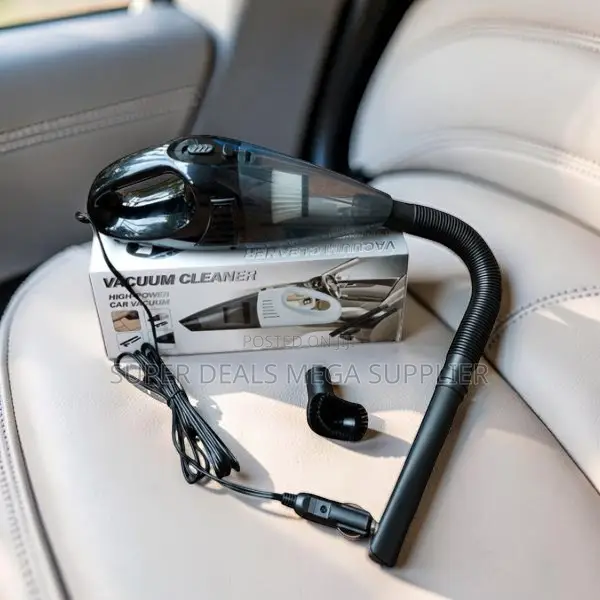 Sleek Finish Portable Handheld Car Vacuum Cleaner
