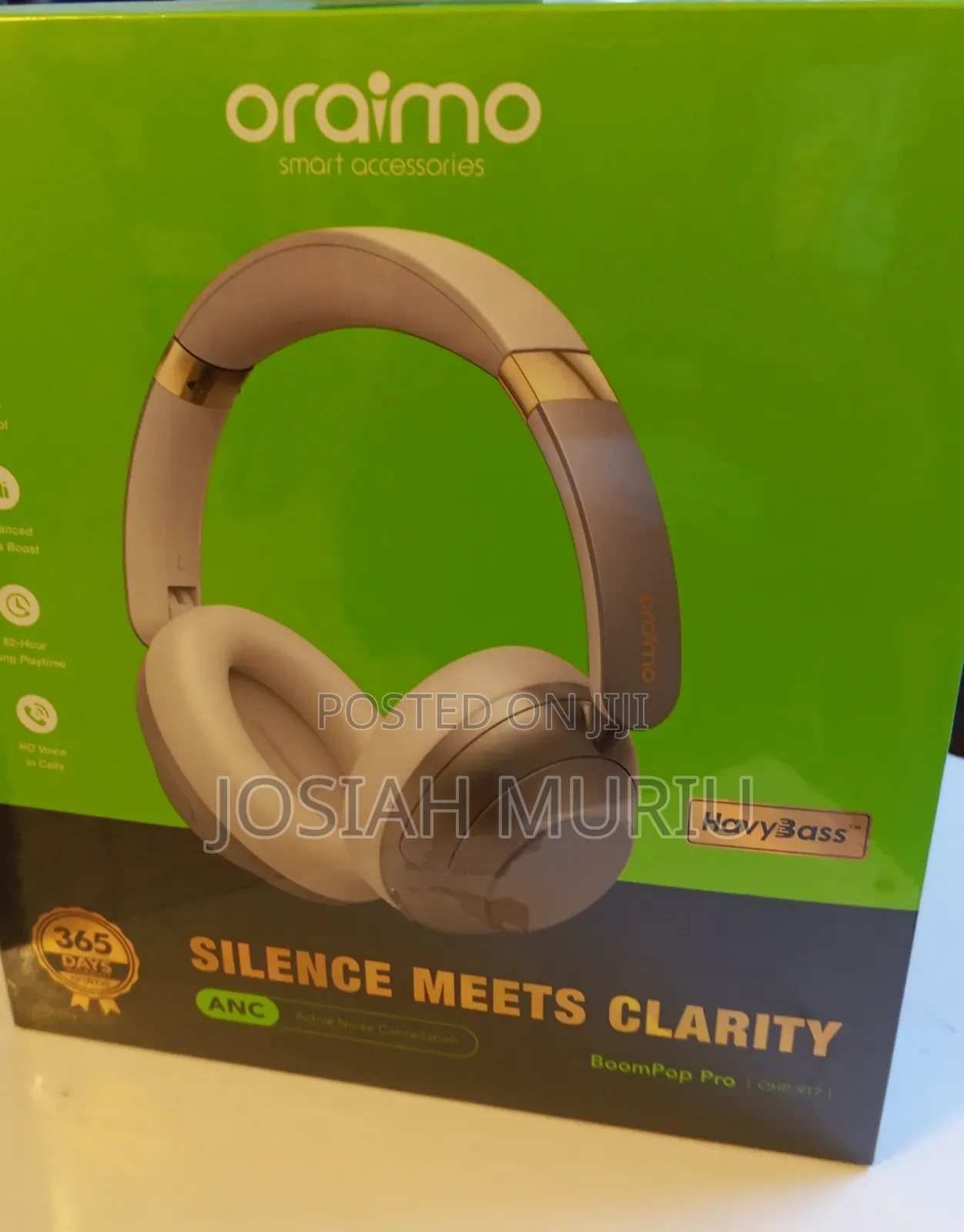 Boompop Pro Oraimo Bluetooth Headphones