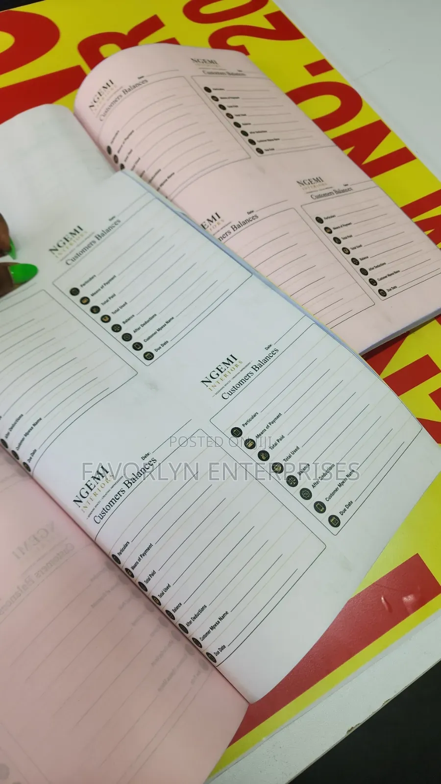 Striking Receipt Books That Leave a Lasting Impression