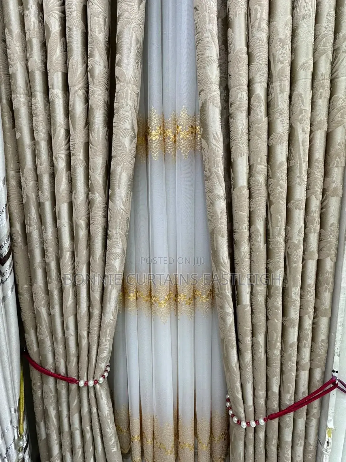 Gold Curtains and Sheers for Living Rooms