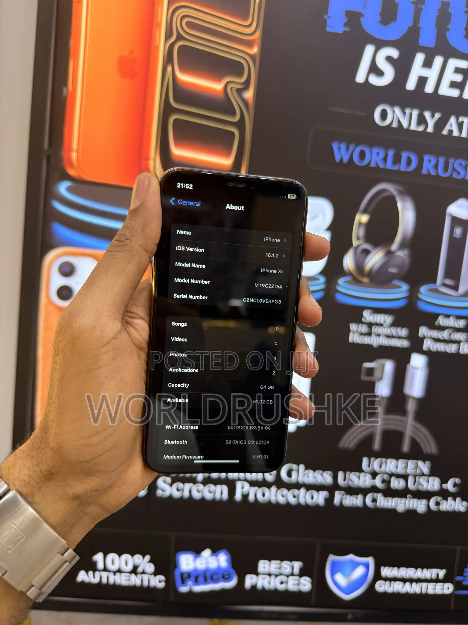 Apple iPhone XS 64 GB Gold