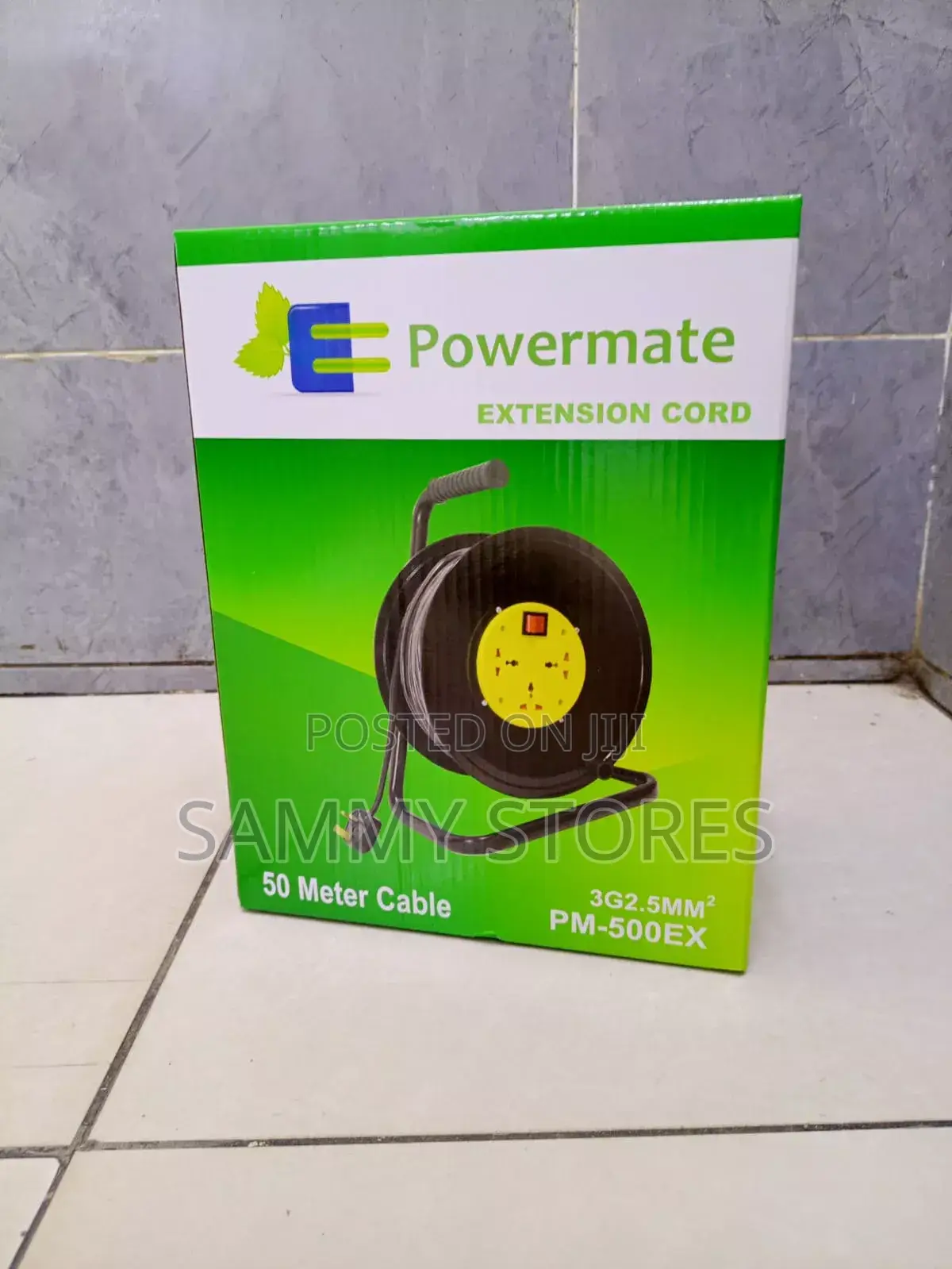 Powermate 50 Meter Heavy Duty Extension Cable Reel