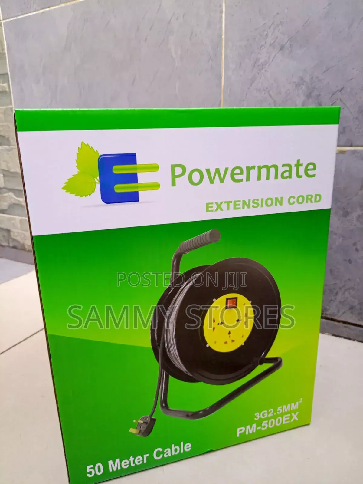 Powermate 50 Meter Heavy Duty Extension Cable Reel