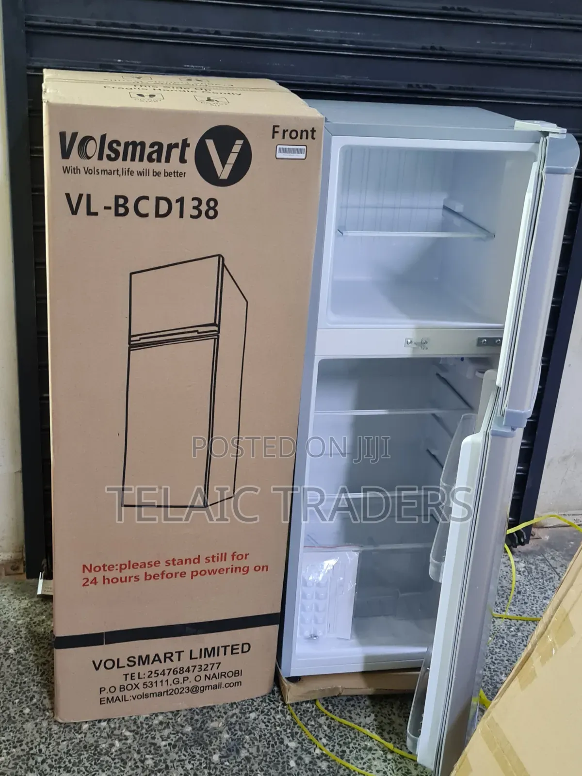 Volsmart 138L Double Door Fridge