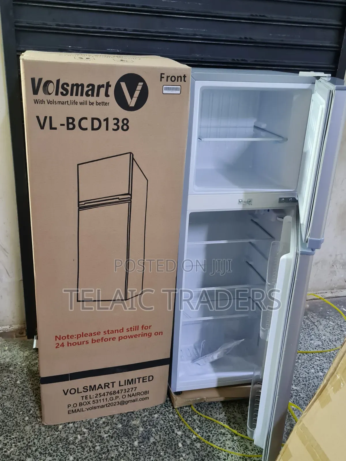 Volsmart 138L Double Door Fridge