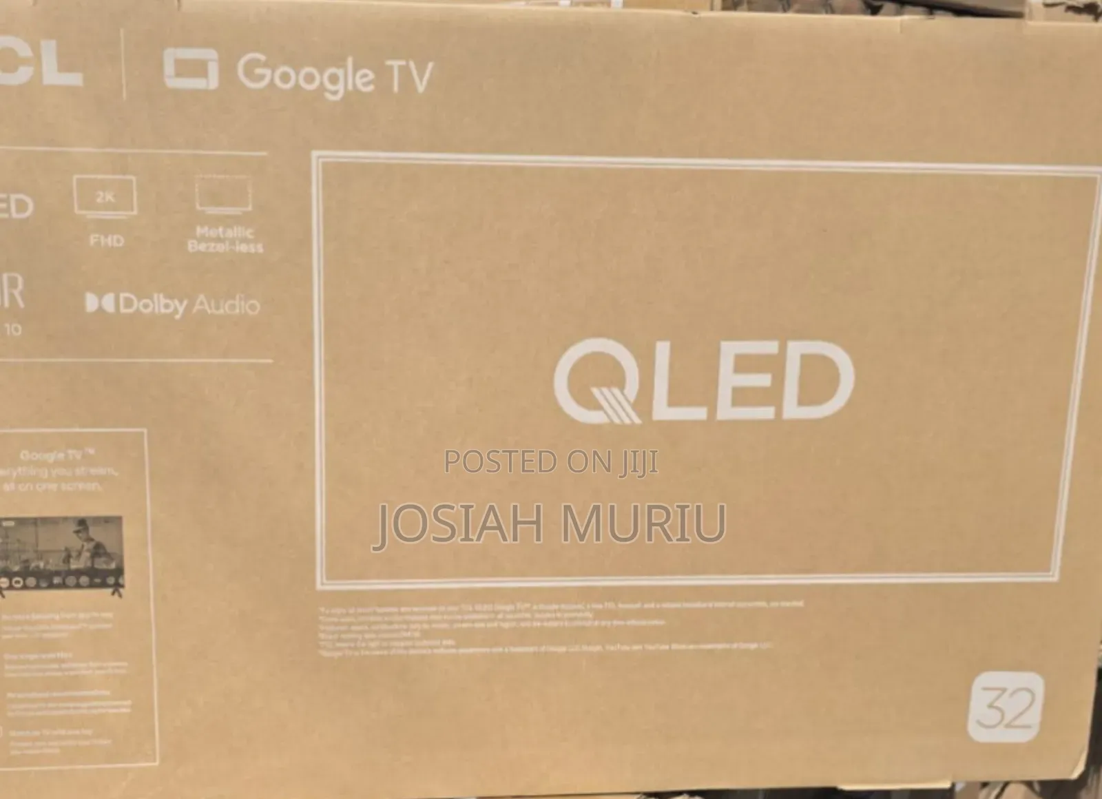TCL 43 Inch QLED Smart Google TV Enhanced Picture and Sound