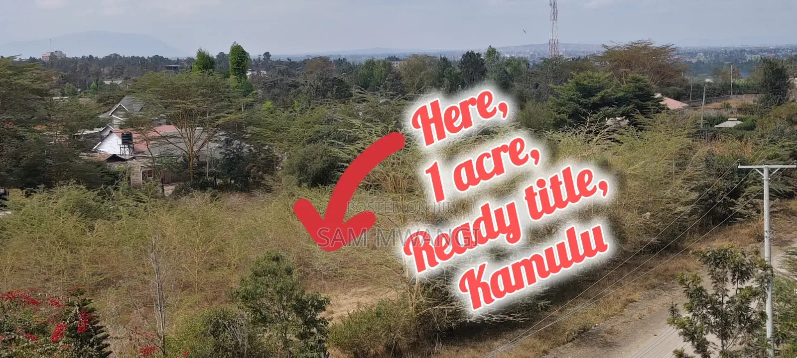 Prime Land in Kamulu, With Title