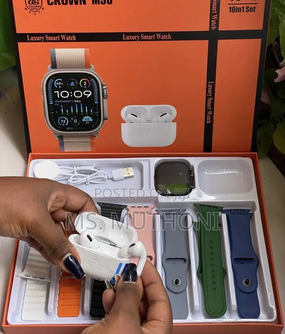  Crown M30 Smart Watch Combo Kit