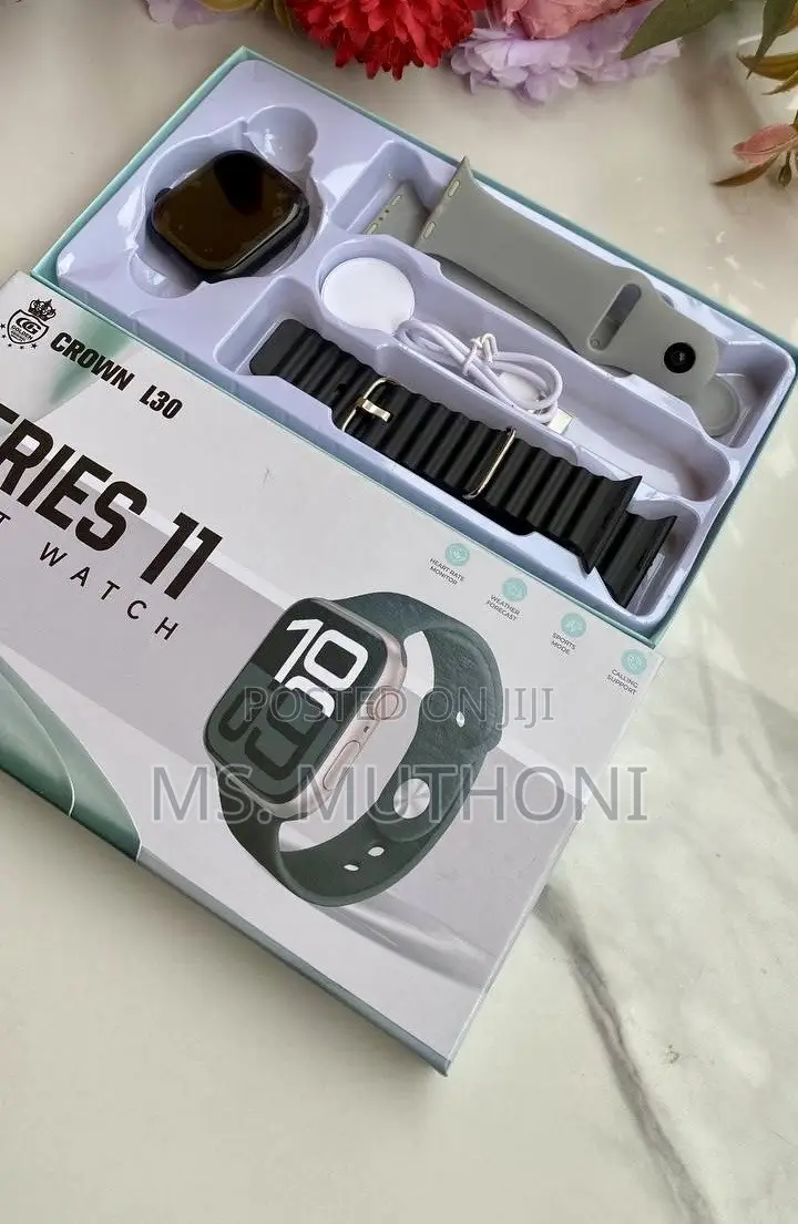 2 Strap Quality Smart Watch Gift Set