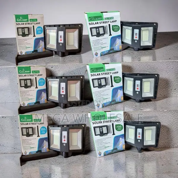 Budget Prices Bright 200W 300W Watts 500W Solar Street Lights