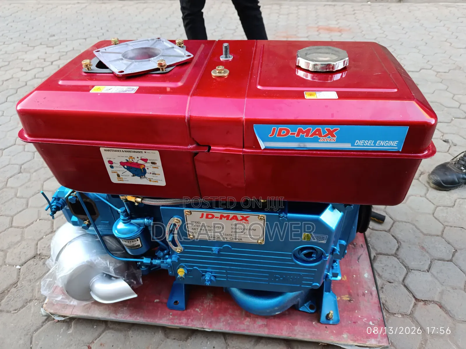 JD-MAX 1135 Diesel Engine 2200rpm, 35hp