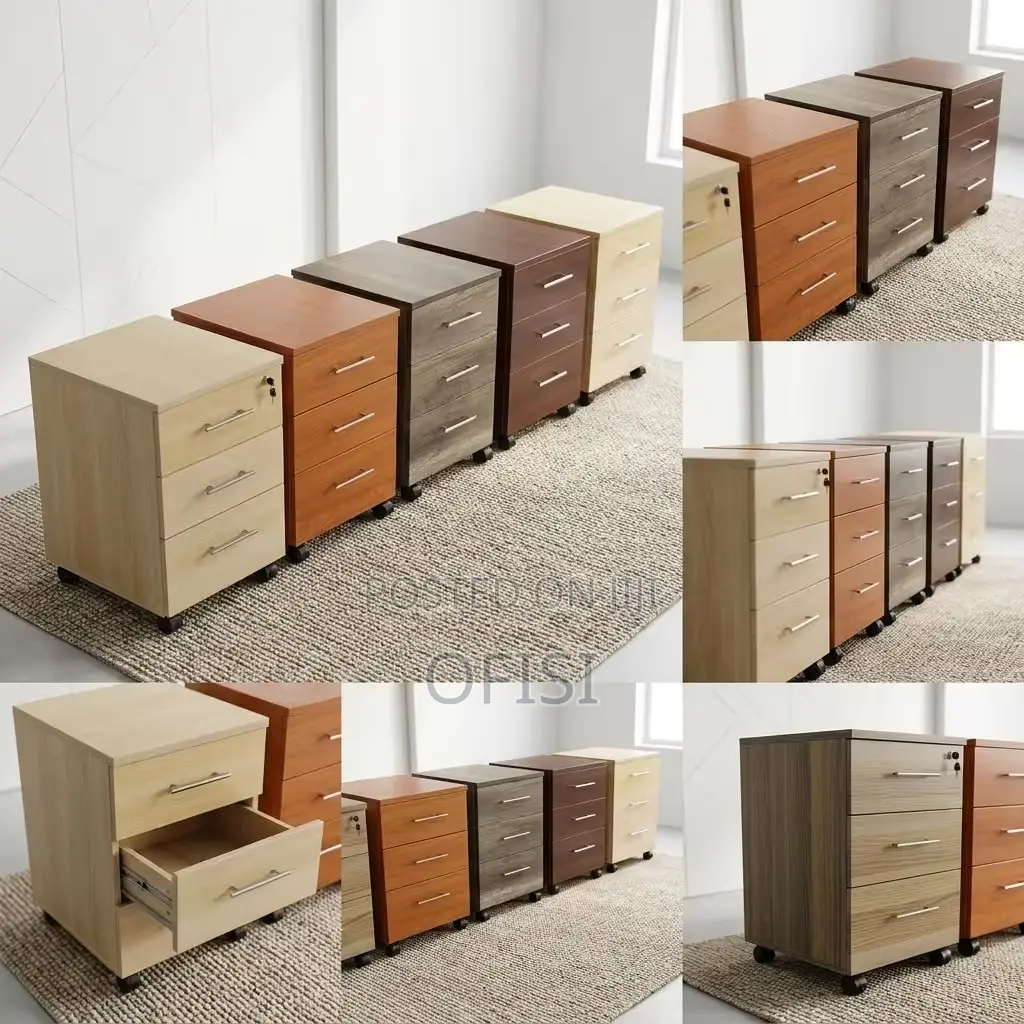 Office Cabinet; Filing Cabinet With Storage and Wheels