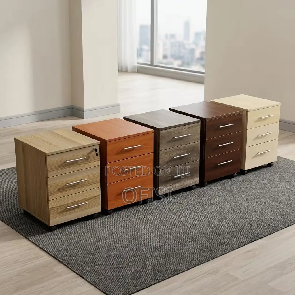 Office Cabinet; Filing Cabinet With Storage and Wheels