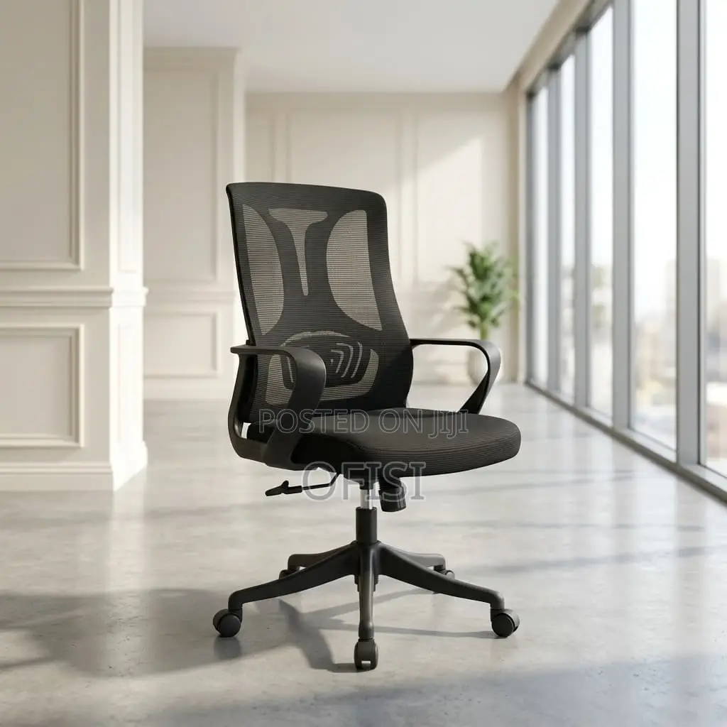 Office Chair; Mid Back Mesh Adjustable Chair