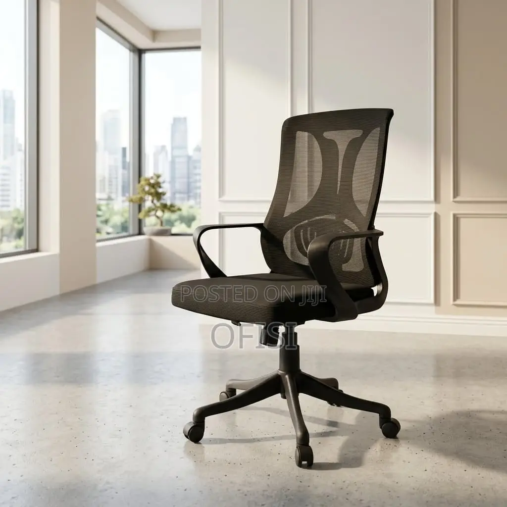 Office Chair; Mid Back Mesh Adjustable Chair