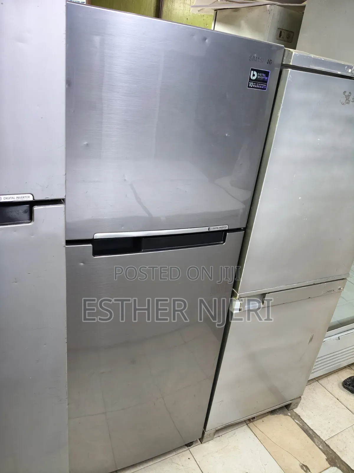 Digital Inverter Silver Sumsung Fridge