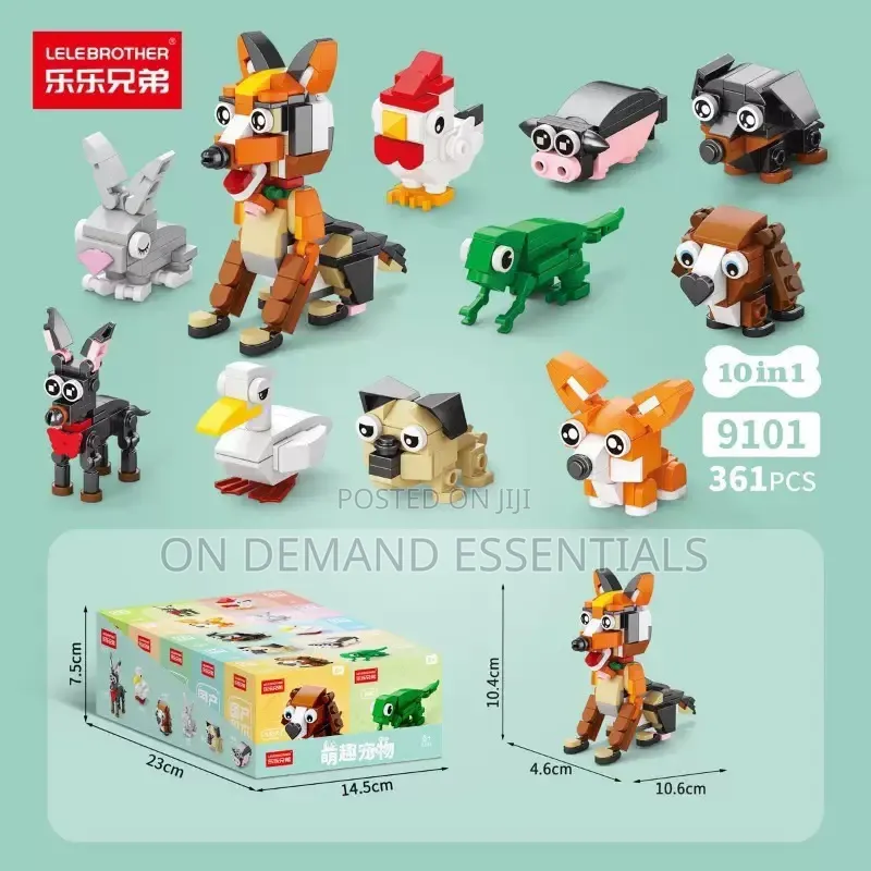 Mini Lego Sets Educational 10 in 1 Design