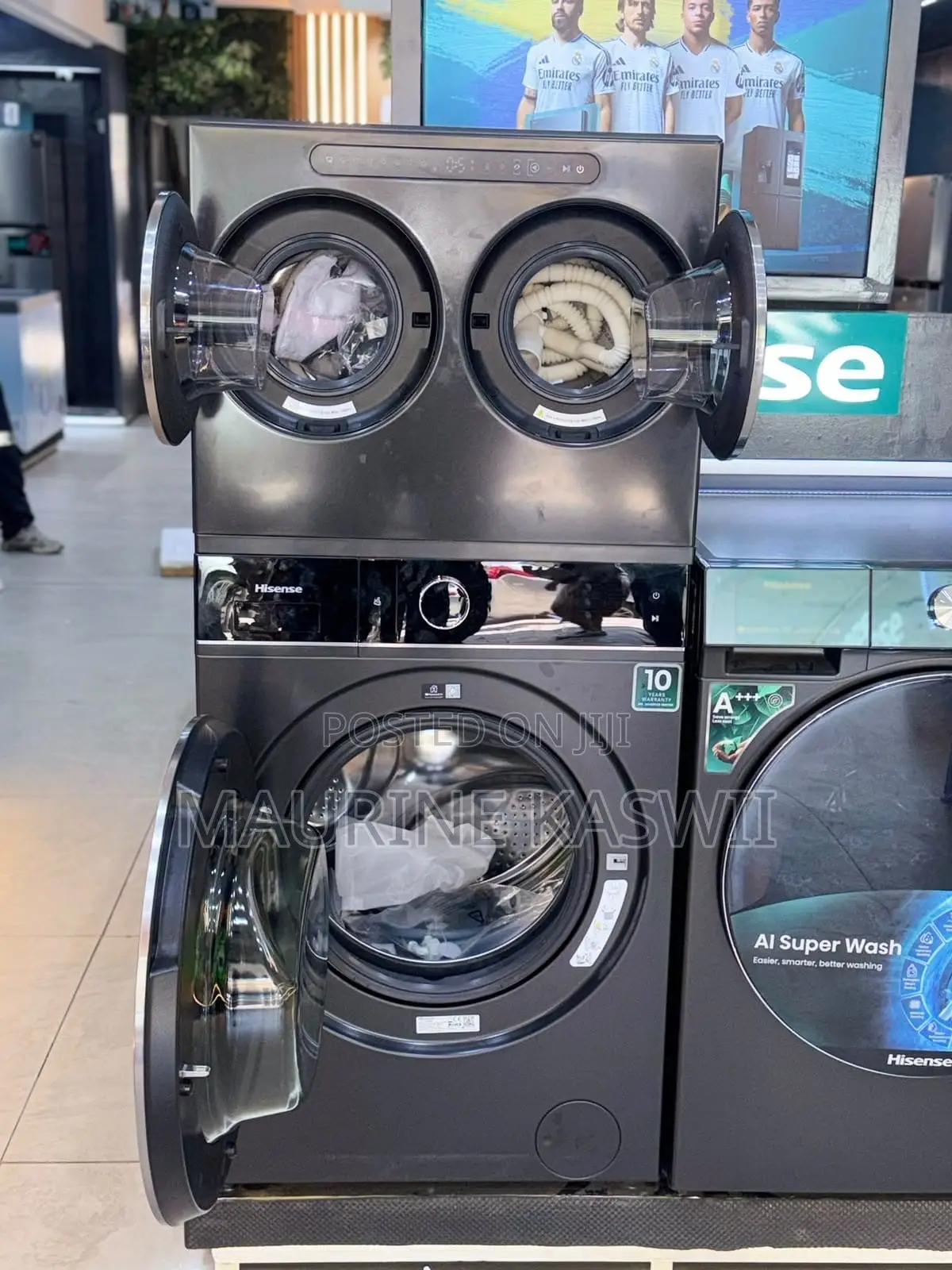 Hisense Wash Tower 12/8kg Washing Machine|WD5I1245BBRH