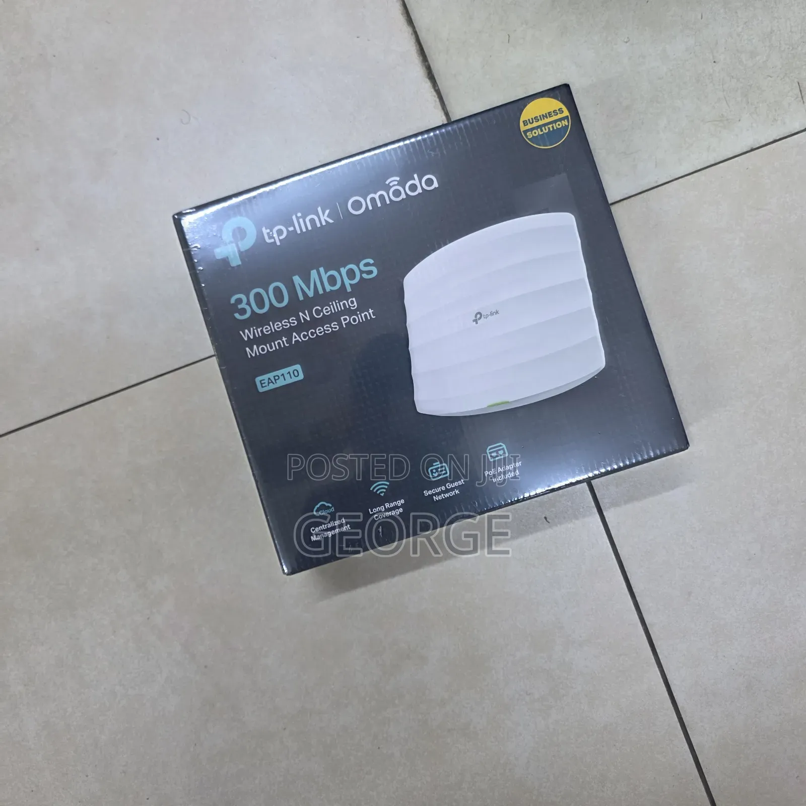 TP-Link EAP110 Ceiling Mount Access Point for Office WiFi