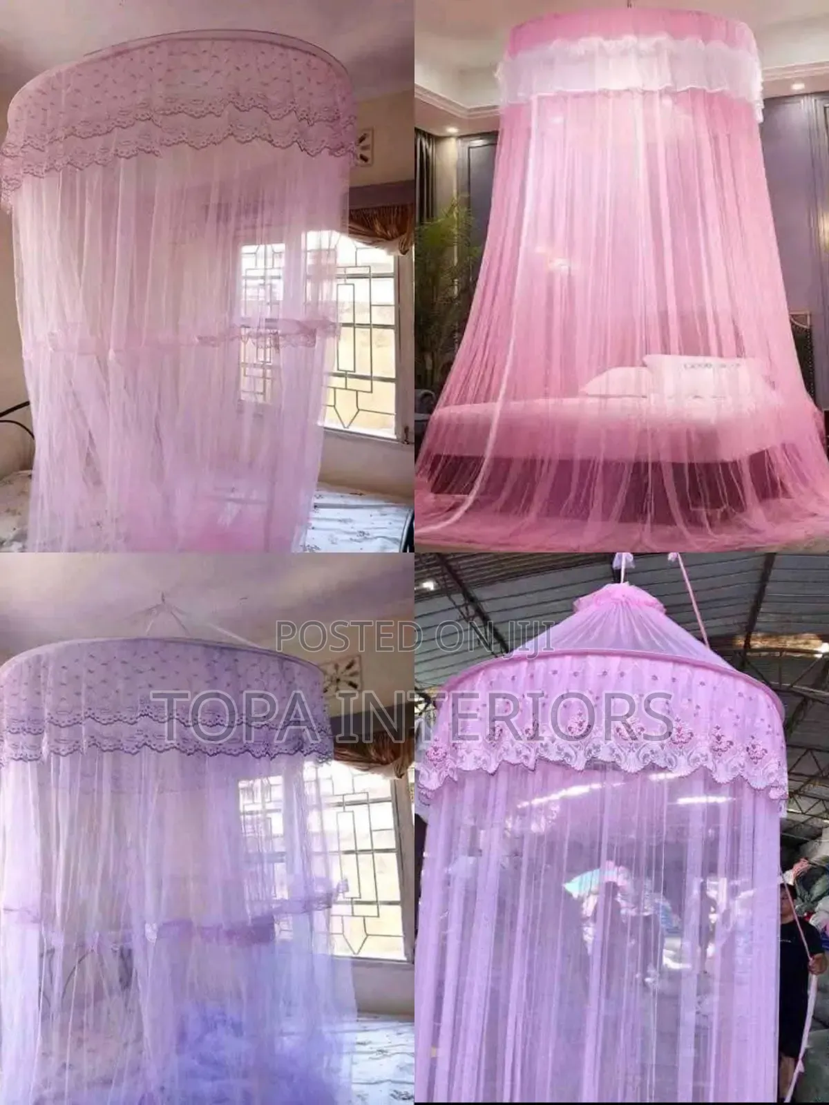 Circle Bed Net Canopy Round Ring Mosquito Netting