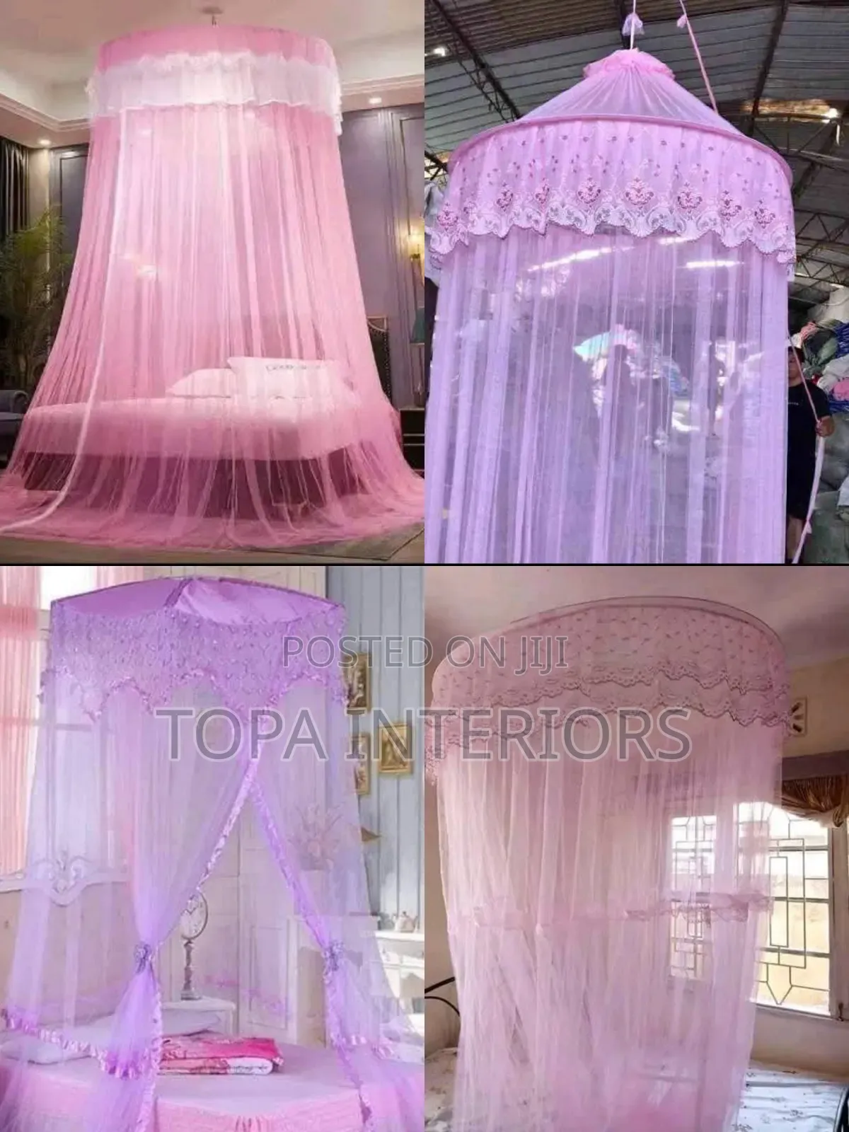 Circle Bed Net Canopy Round Ring Mosquito Netting
