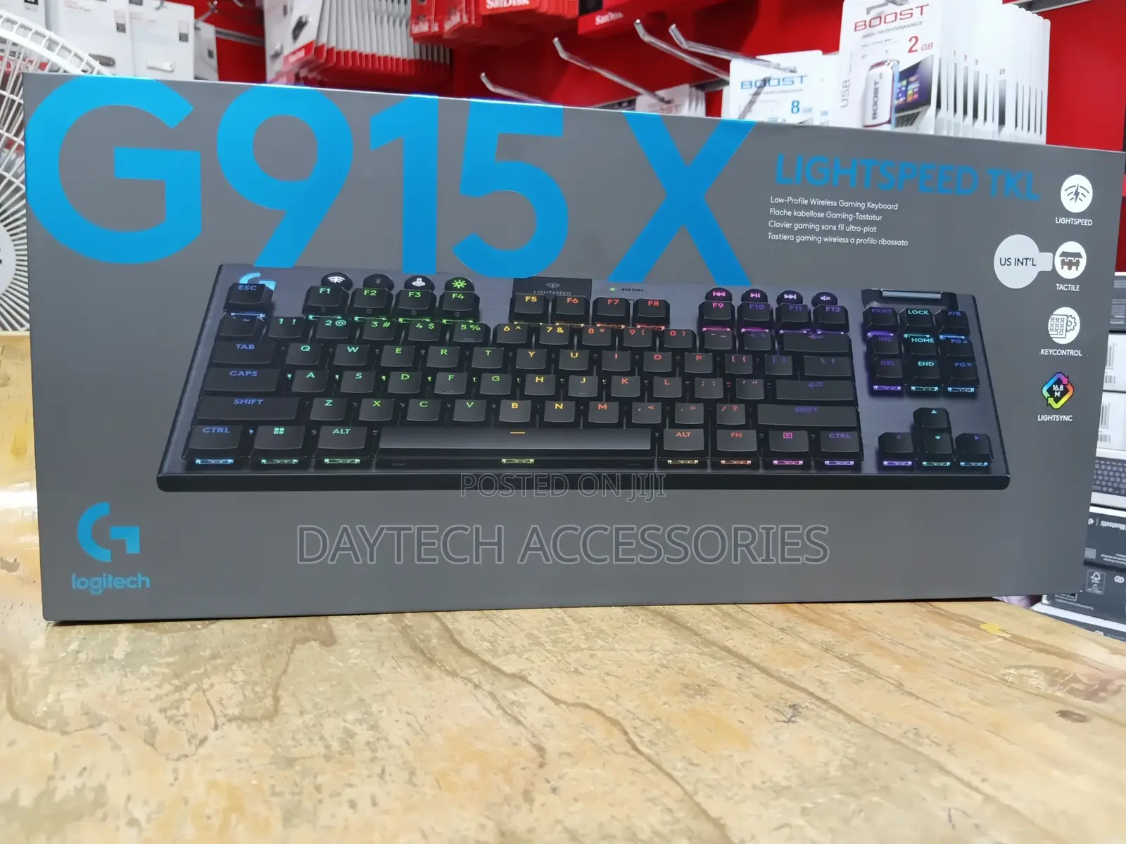 The Logitech G915 X LIGHTSPEED TKL Wireless Mechanical Gaming Keyboard