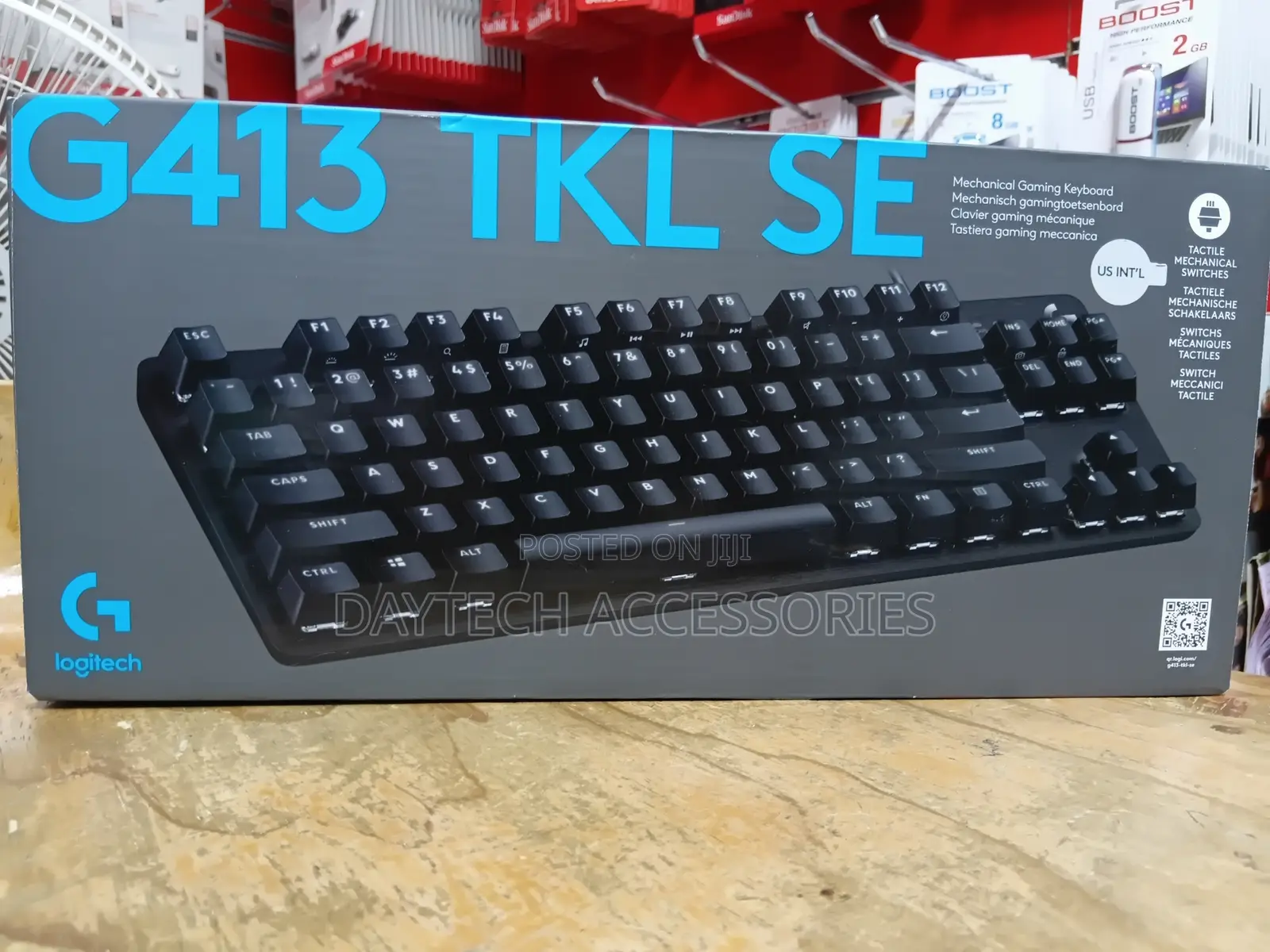 The Logitech G413 TKL SE Compact Tenkeyless Mechanical Gaming Keyboard