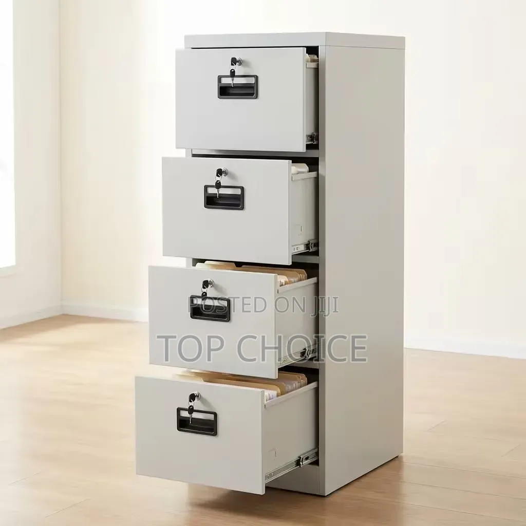 4-Door Metal Filing Cabinet | Office Storage Cabinet