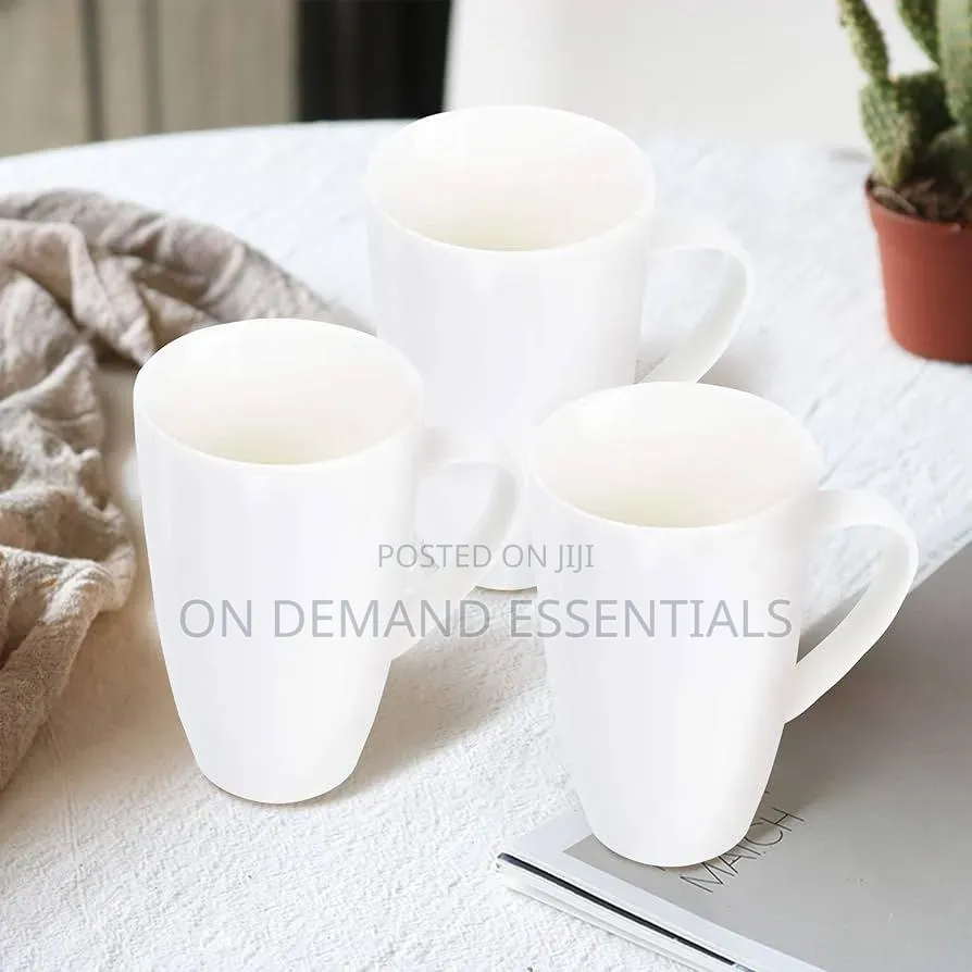 Long Ceramic Mugs 500ml Available 6pcs