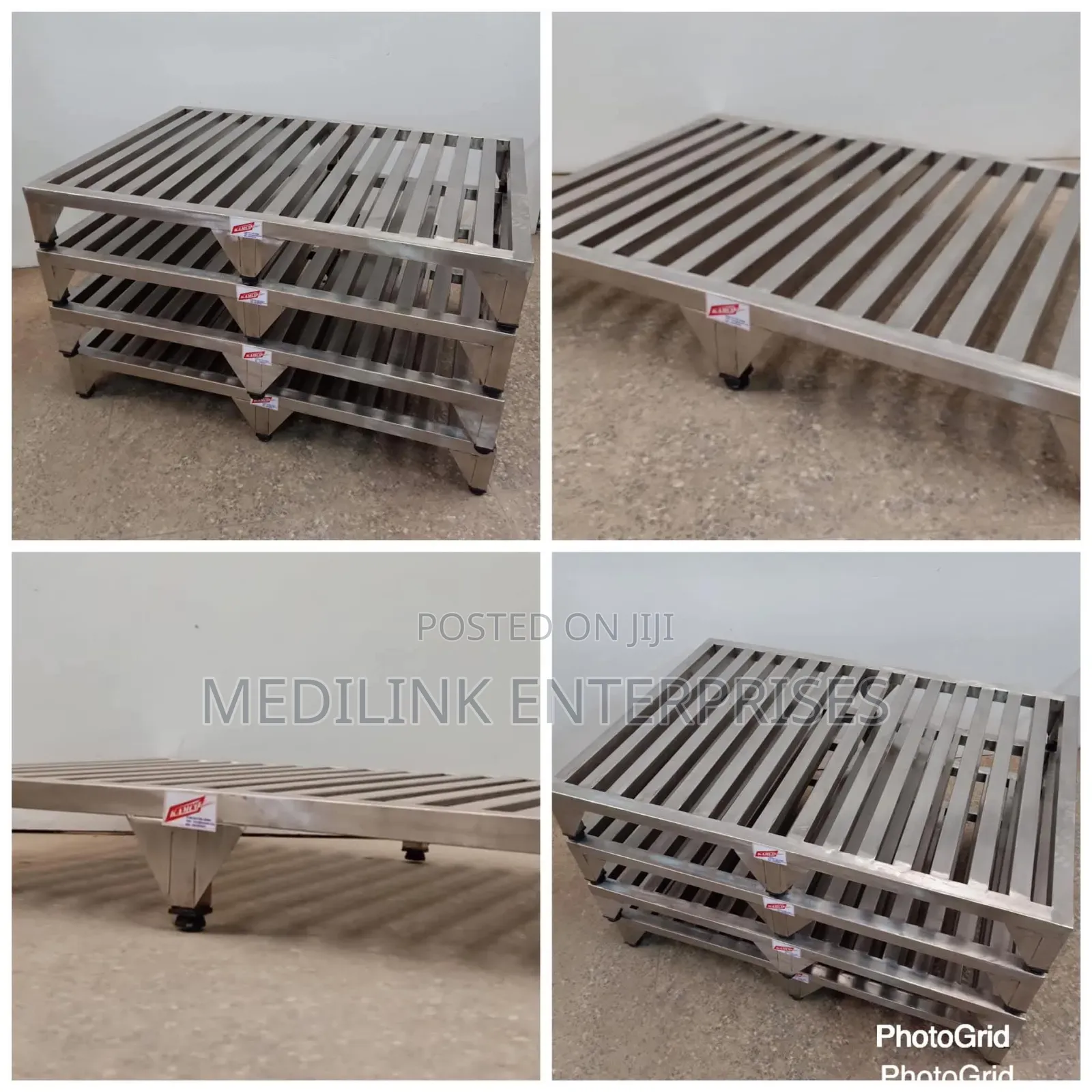 Stainless Twin Pallets for Heavy Duty Stands