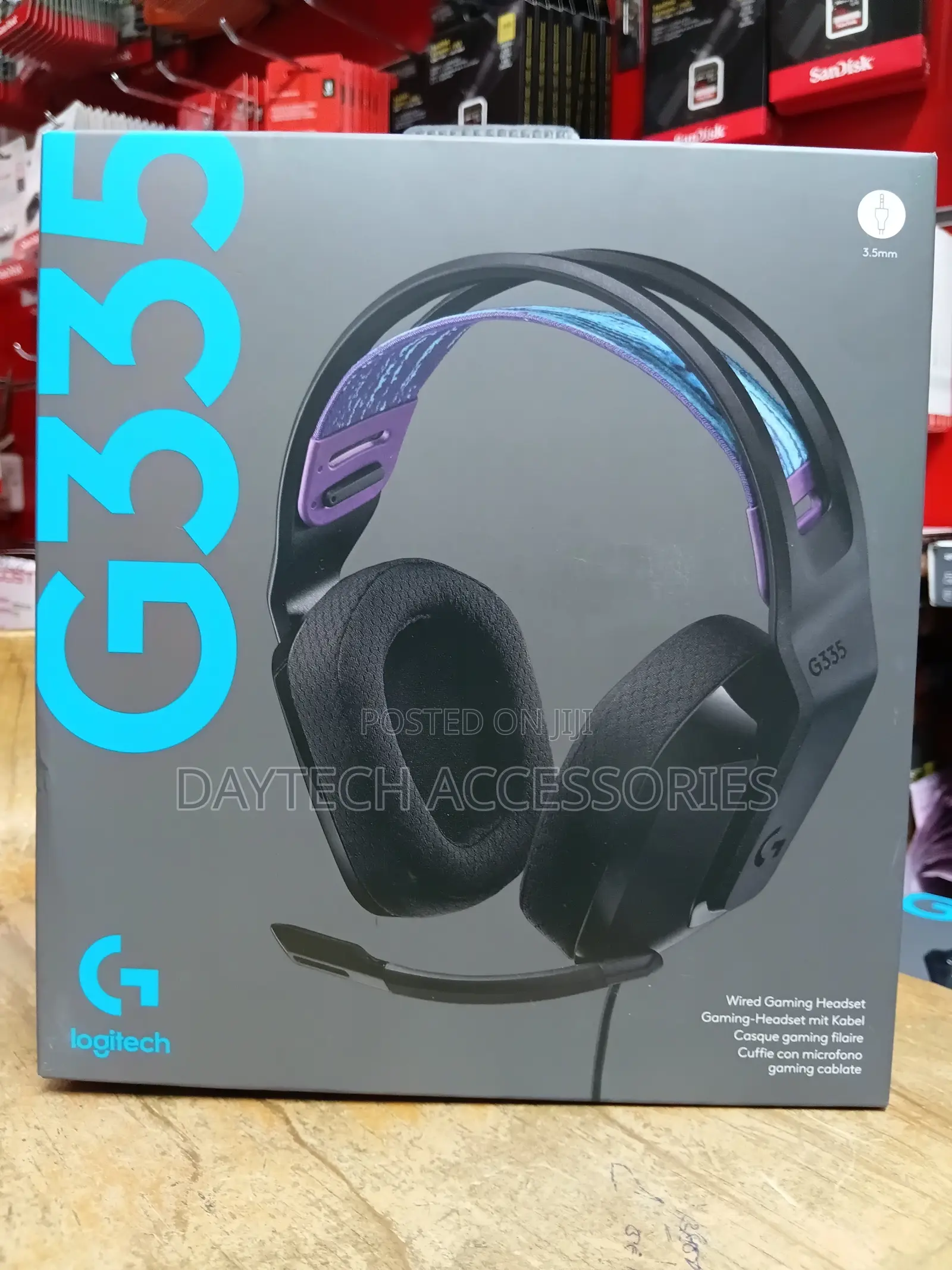 The Logitech G335 Wired Gaming Headset Over-Ear Gaming Headset.