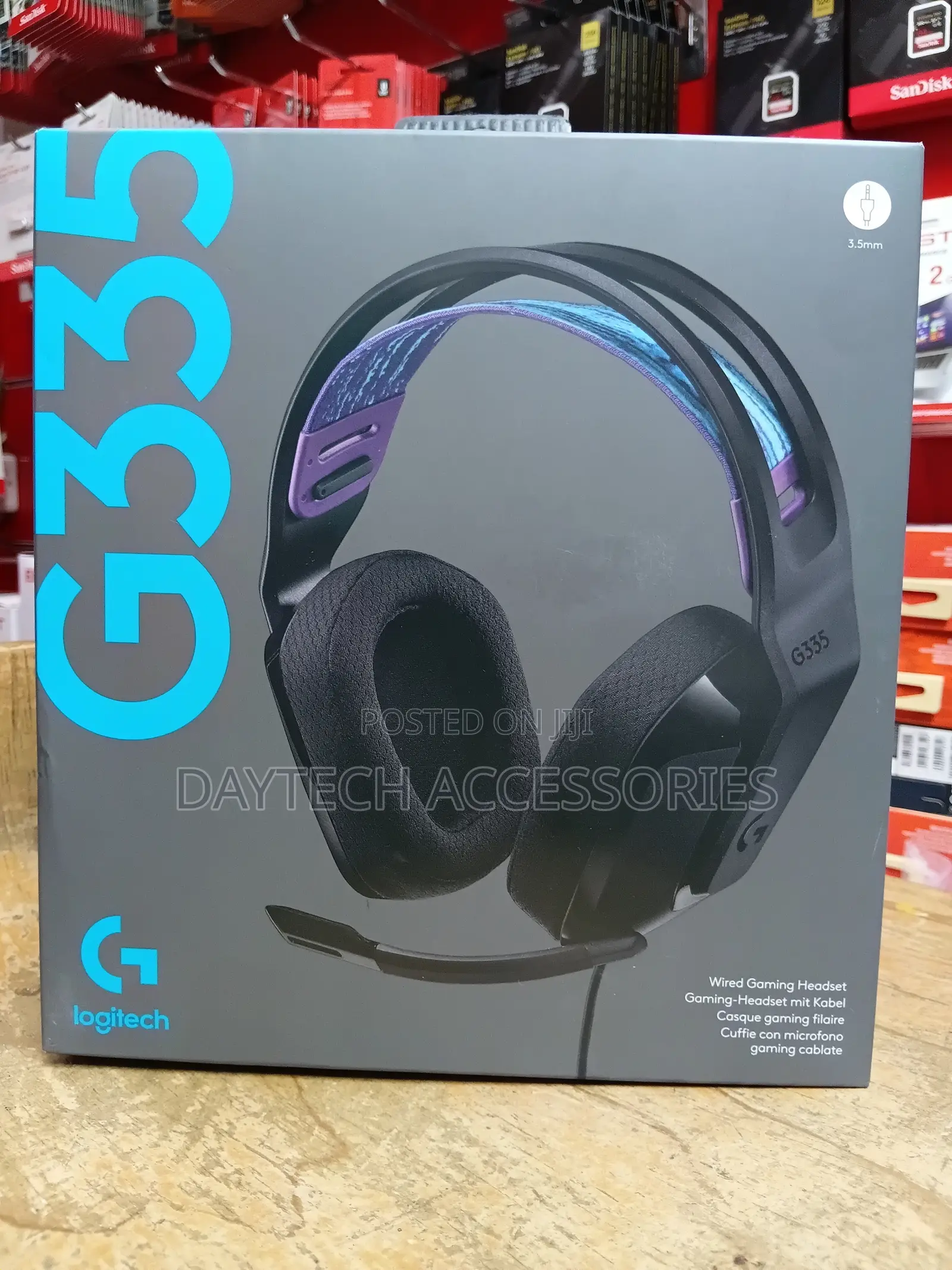 The Logitech G335 Wired Gaming Headset Over-Ear Gaming Headset.