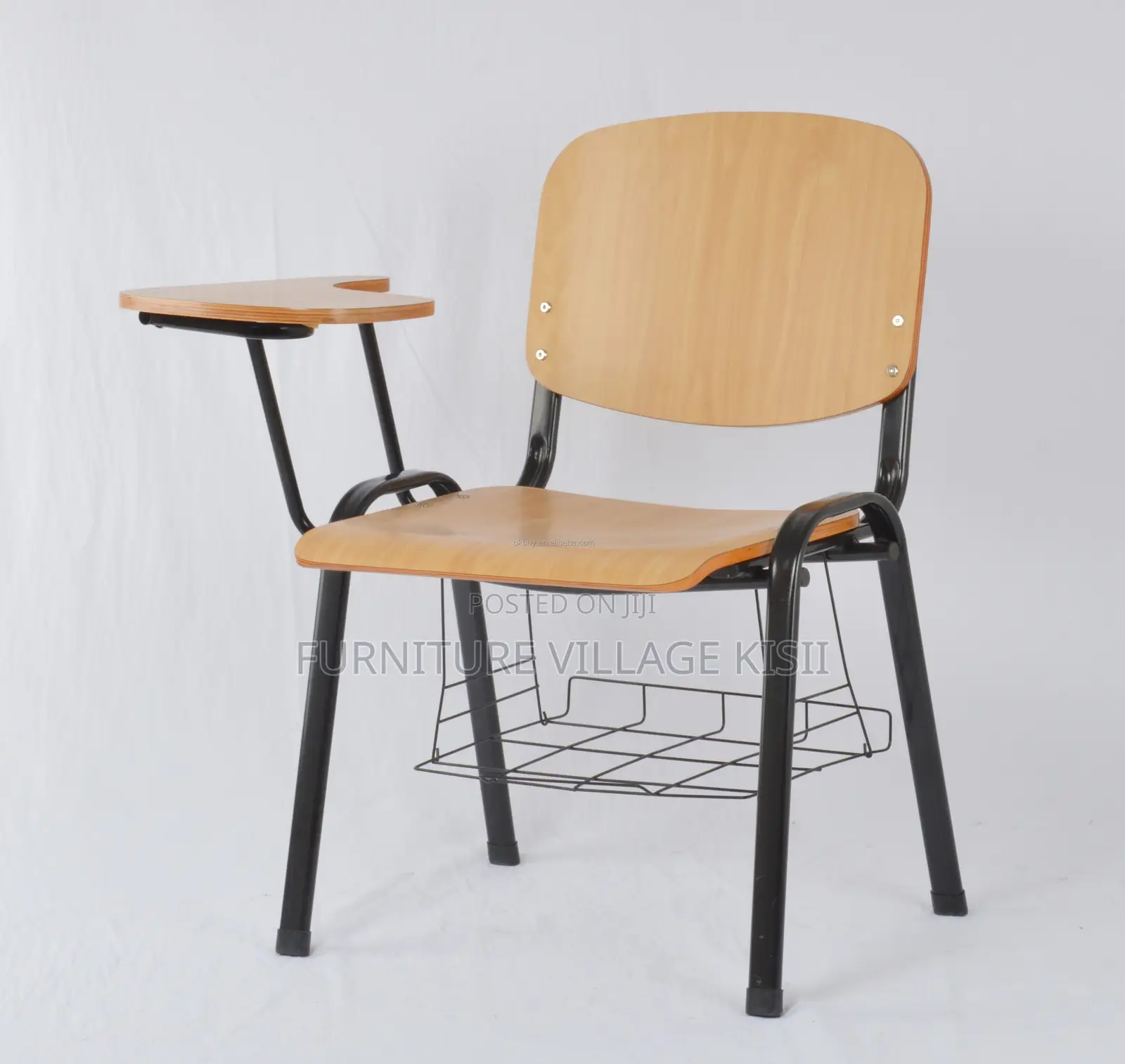 Office Chair: School Study Desk With Writting Pad