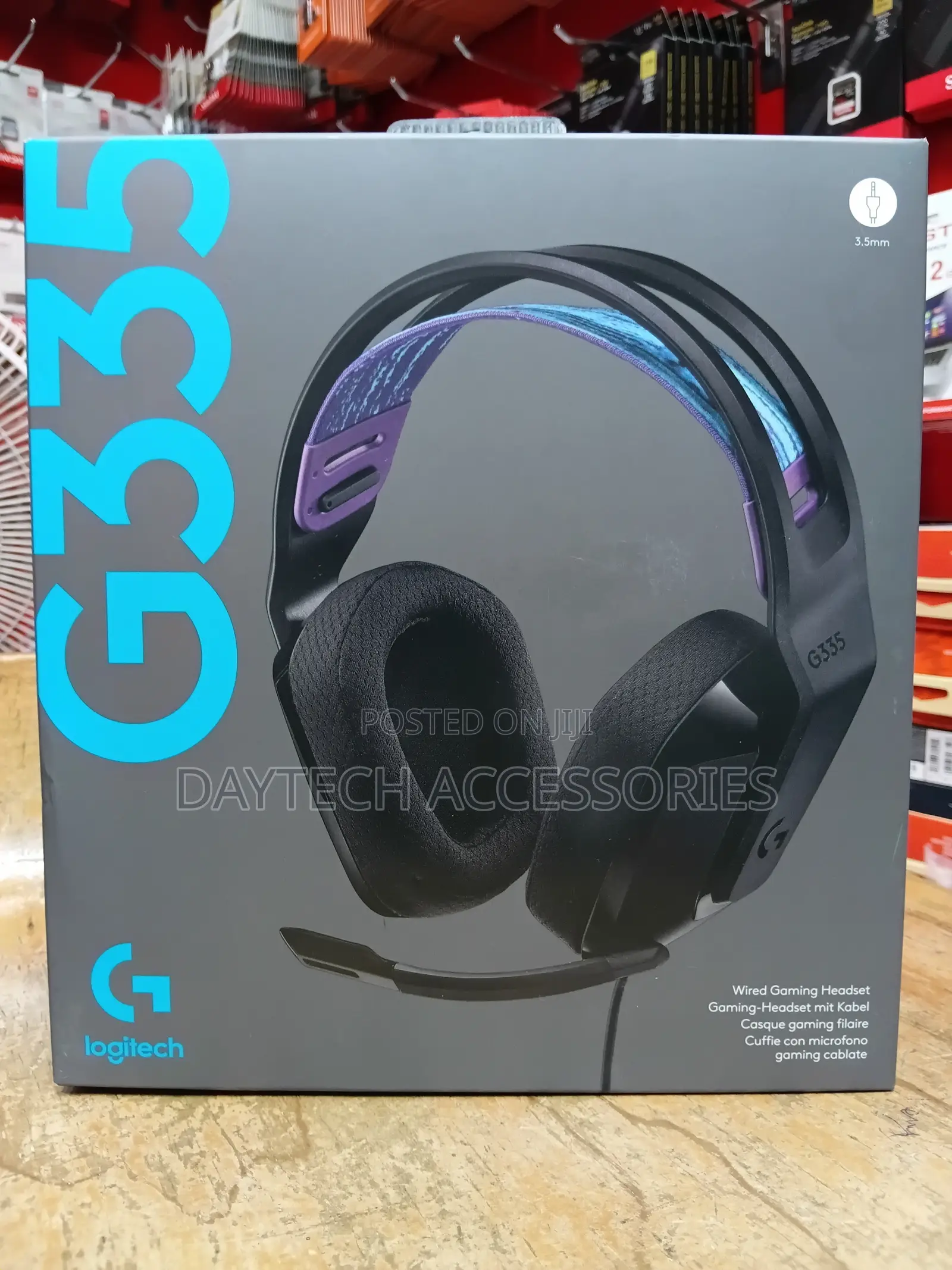 Logitech G335 Wired Gaming Headset - Black