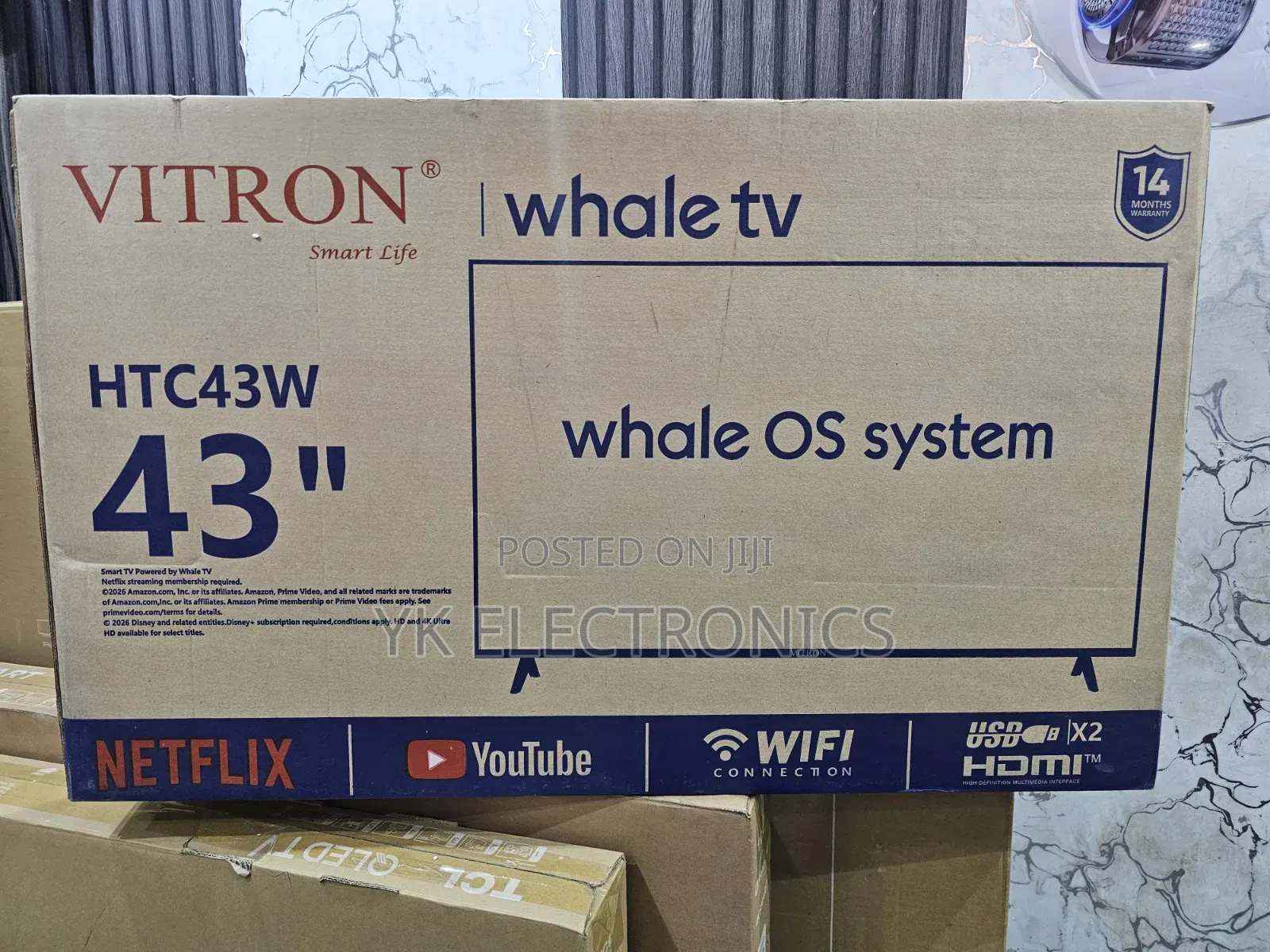 Vitron 43-Inch Smart Whale TV (Model: HTC43W)