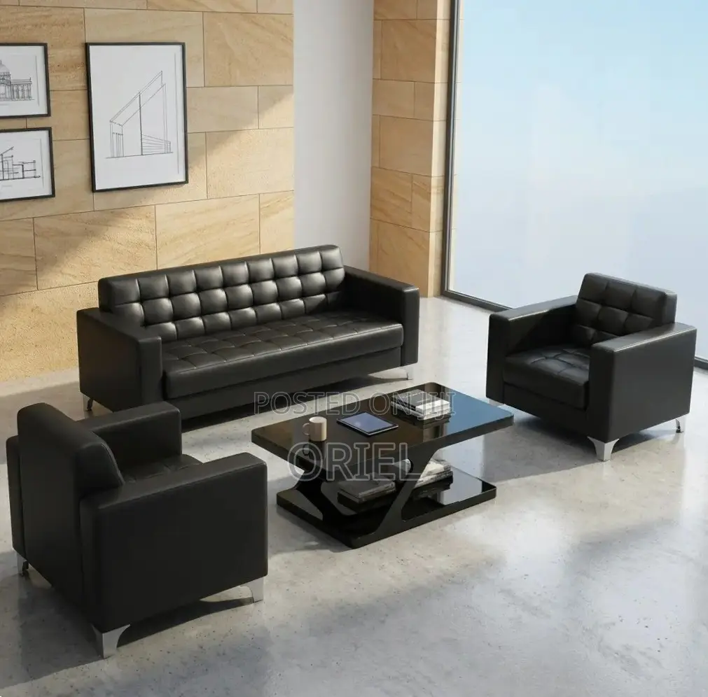 Office Sofa : Office Lounge Sofa Set- 5 Seater